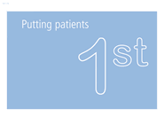 Link to Annual Report 2004-05 Putting Patients First