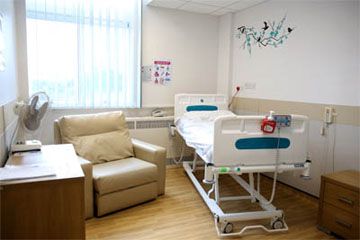 Picture of a room in the Alexandra Birthing Centre