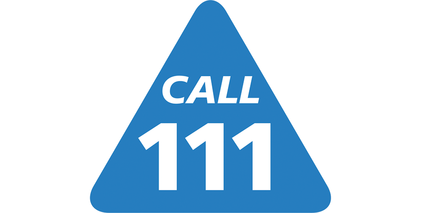 Picture of the logo for NHS111