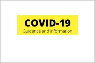 Picture of the words Covid-19
