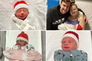 Pictures of four babaies