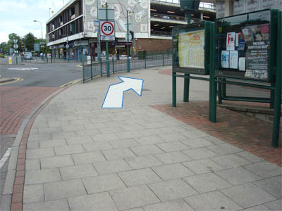 Picture of the junction of Marlowes and Hillfield Road