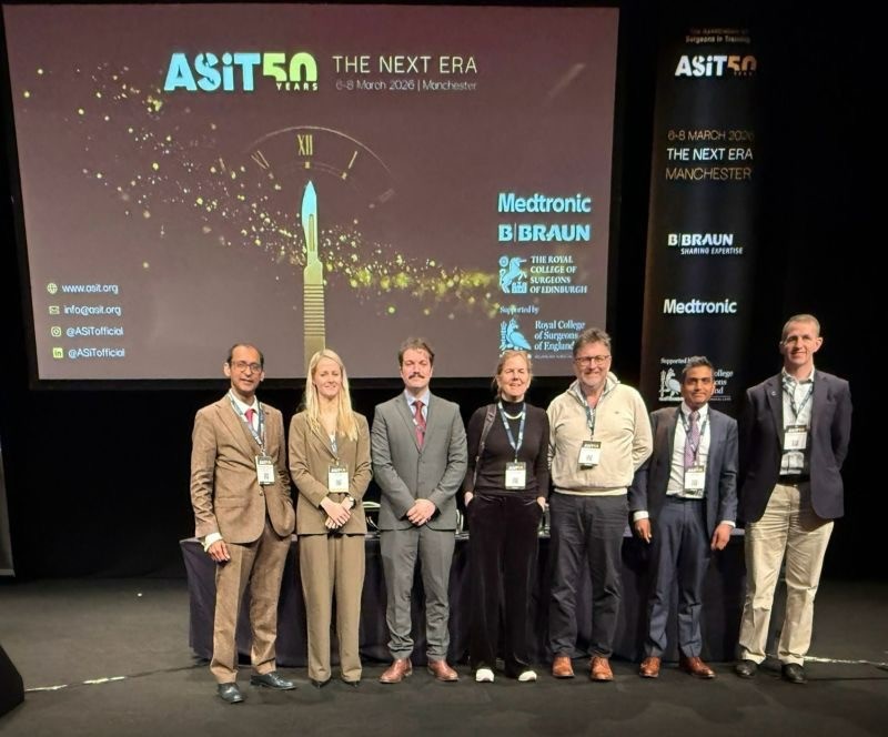 Vanash at the award ceremony on stage with other nominees