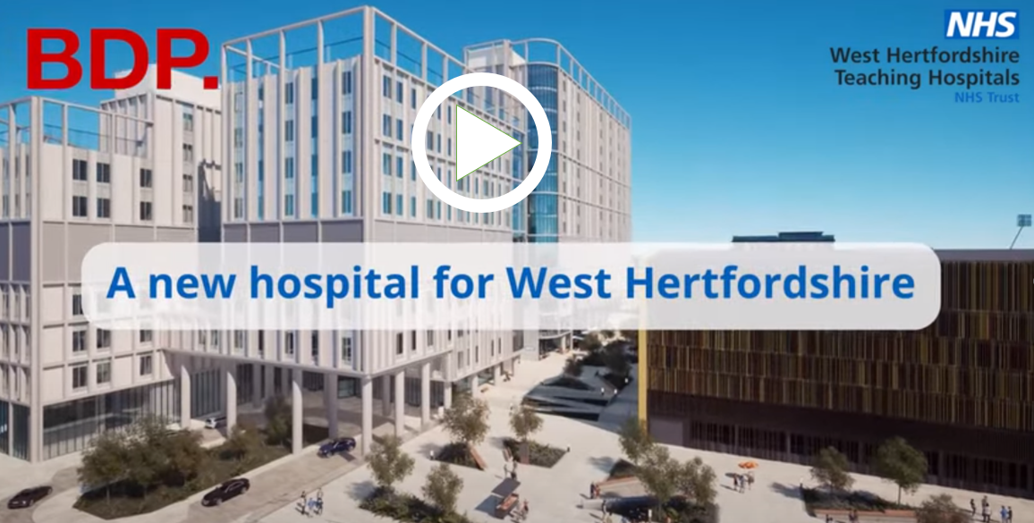 Illustration of the proposed new Watford General hospital