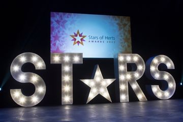 Picture of Stars of Herts Awards stage