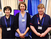 Picture of three highly trained Urogynaecology nurse specialists