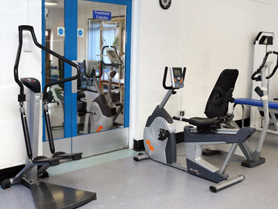 Picture of a room in the physiotherapy centre